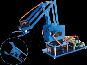 RPI-ROBARM Metal robot arm kit for Raspberry Pi, 4-DOF