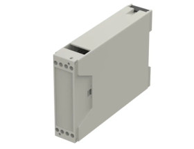 ABS enclosure kit, (L x W x H) 22.5 x 75 x 109.5 mm, light gray (RAL 7035), IP20, 65002210.HMT1