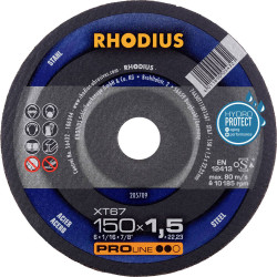 Rhodius 205709 Cutting disc straight 150 mm Steel Cutting Disc