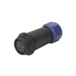 Weipu SP2111/S3I SP21 Socket 3 Pins Straight Bullet Water Resistant