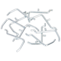 Sealey APSPB.H Hook Set for Apspb Peg Board (10pcs)