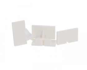 Tabliczka opisowa biała do gniazd serii 95.03 / 05 095.00.4 /10szt./