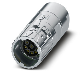 Złącze wielostykowe przemysłowe 8-pinowe M17 Montaż na kablu Gniazdo Phoenix Contact