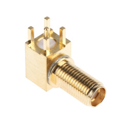 Złącze koncentryczne Montaż na płytce drukowanej Żeński 50Ω typ złącza Złącze SMA 18GHz Lutowane typ kabla LMR100,