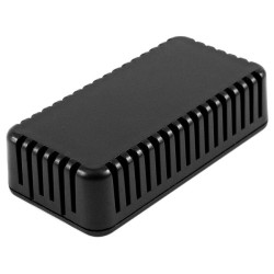 Hammond 1551V2BK Miniature Plastic Enclosure Vented 80x40x20mm Black