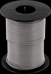 KL025GR50 Stranded Copper Wire 0.25qmm grey Coil 50m