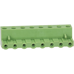 TruConnect 7.5mm Female Pluggable Horizontal 8 Way Terminal Block