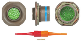 Złącze 26-pinowe Żeński Souriau Sunbank by Eaton Męski Montaż na panelu MIL-DTL-38999 rozmiar 17