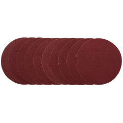 Draper 10229 Sanding Discs, 200mm, 40 Grit (Pack of 10)