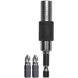 Faithfull FAISBMBH15 15&#xB0; Flexi Bit Holder 75mm &amp; PZ2(x2) Bits