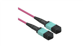 Value Mpo Trunk Cable 50/125M Om4, Mpo/Mpo, Fioletowy, 3 M