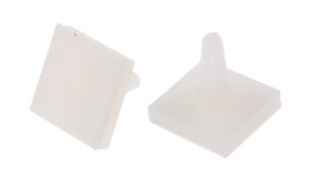 Podpórka PCB LCBSBM-03-01A-RT, Ø 3.18mm, H 4.8mm, 12.7 x 12.7mm , materiał: Nylonowe, Essentra