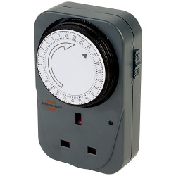Brennenstuhl 1506453 MZ20 24 Hour Plug In Timer Grey