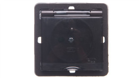 Impresja Gniazdo Bryzgoszczelne Z/U Ip44 Z Przesłonami Klapka Przezroczysta...