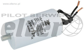 Kond. silnikowy rozruch. 16uF 450V kable Ĺ›ruba