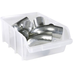 raaco 130127 Storage Bin Transparent Plastic