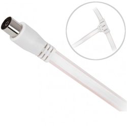 Antena radiowa kablowa FM typu T pasywna do 108 MHz