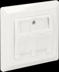 86202 Keystone junction box, 2 port