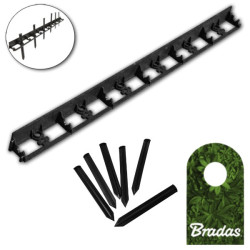 Obrzeże ogrodowe 45/1000mm TYP2 RIM-BORD-45 1m + 6 kołków mocujących Bradas OBRB45TYP2/6KOL