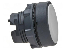 ZB5AH01 Przełącznik przyciskany 22mm Poz.stab 2 biały IP66