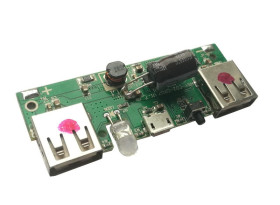 Moduł Power Bank 2xUSB 5V 2A+ latarka