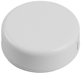 ABS miniature enclosure, (Ø x H) 60 x 20 mm, light gray (RAL 7035), IP54, 1551SNAP12GY