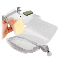 Woreczek na mydło w kostce - myjka - siatka do spieniania mydła
