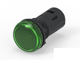 Kontrolka 415V ac Zielony TE Connectivity średnica wycięcia 19.6mm Montaż śrubowy Śruba