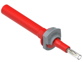 Próbnik, typ końcówki: Wąski, rozmiar: 4mm, 1kV, 20A, Czerwony