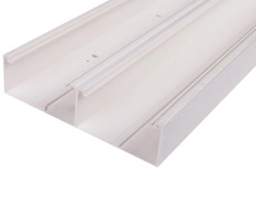 Kanał instalacyjny bez pokrywy KIO 190x50mm zatrzaskowy biały 330240 /2m/