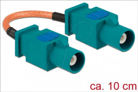 89663 HF cable, FAKRA Z plug > FAKRA Z plug, 10cm
