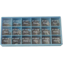 Toolcraft 820925 Assortment Of Spring Pins For Mens/Womens Wristwatches 900pc