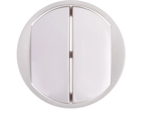 CELIANE Klawisz podwójny łącznika biały 068002