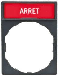 Tabliczka informacyjna, Schneider Electric, seria Harmony XB