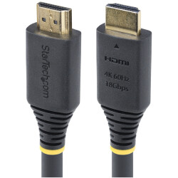 StarTech.com HDMI2-CABLE-4K60-5M 5m (16.4ft) Premium Certified High Speed HDMI
