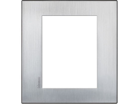 AXOLUTE Ramka 1 pojedyncza prostokątna AIR 3+3 moduły chrom szczotkowany HW4826CRS LEGRAND