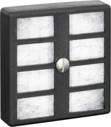 Filter protection grille, (L x W x H) 60 x 60 x 13.5 mm, FF 60