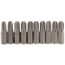 Draper 64087 No.3 1/4&quot; Hex Cross Slot Insert Bit 25mm Long x 10