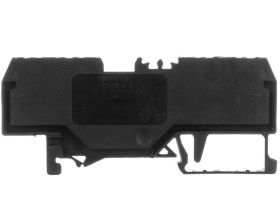 Złączka szynowa 4-przewodowa 2,5mm2 czarna 280-831