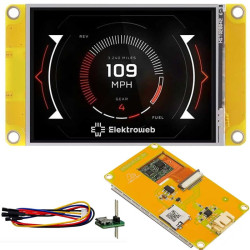 Wyświetlacz dotykowy LCD NX3224F028 Nextion HMI 2.8" 320x240 rezystancyjny 5V