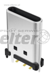 Wtyk USB-C pionowy do druku SMT 6pin