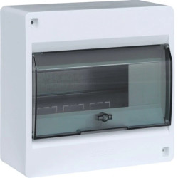 IC2 Rozdzielnica 1x8M n/t, IP40, drzwi transparentne VD108TP