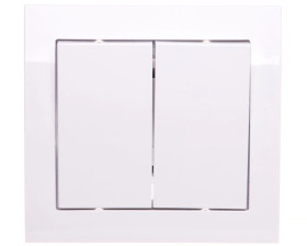 KIER Łącznik świecznikowy biały ŁP-2W/00