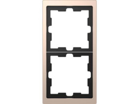 MERTEN D-Life Ramka 2 podwójna szampan metalik MTN4020-6551 SCHNEIDER ELECTRIC