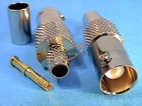 BNC GNIAZDO NA KABEL RG59 ZACISKANE 75 Ohm