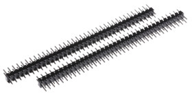 Złącze szpilkowe 72-pinowe raster: 2.54 mm Prosty 2-rzędowe RS PRO Otwór przelotowy Bez osłony
