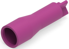 End connectorwith insulation, 0.3-2.0 mm², AWG 22 to 14, purple, 23.88 mm, 55843-1