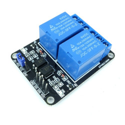 Przekaźnik 2 kanałowy 5V 10A z optoizolacją LL 2CH