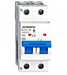 Wyłącznik instalacyjny 6kA, B 13A, 1+N Seria AMPARO