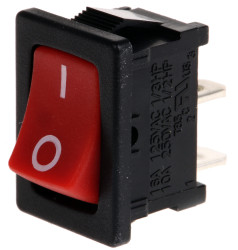 Przełącznik kołyskowy Wł.-wył. Nie 16 A SPST Czerwony RS PRO